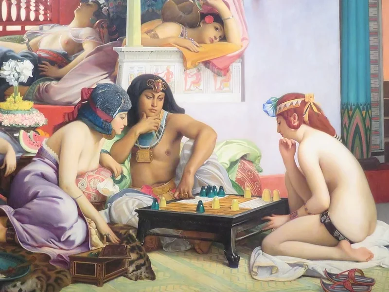 1842-Jean-Antoine Lecomte du Nouÿ - Ramses nel suo harem - Museo d'Orsay